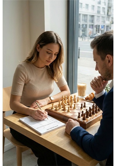 Satranç Notasyon Kağıdı - A4 Ebat - 30 Yaprak - Chess Notation Sheet - Chess Score Diğer
