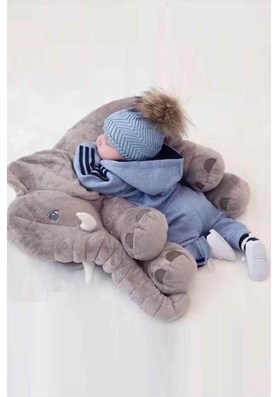 Babymoda Uyku Arkadaşım Fil - Gri Babymoda Uyku Arkadaşım Fil - Gri
