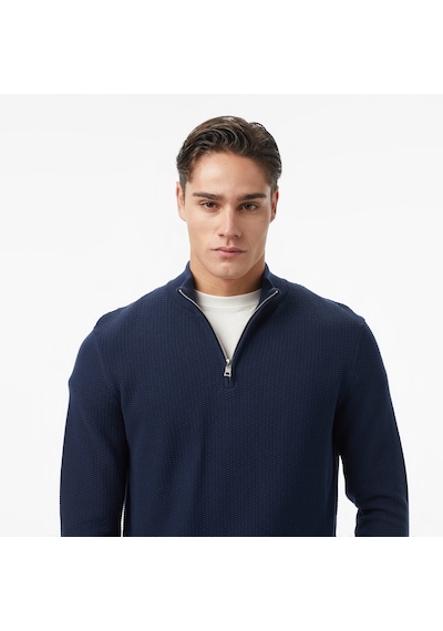 Nautica Erkek Lacivert Classic Fit Kazak Düz S57230t Lacivert