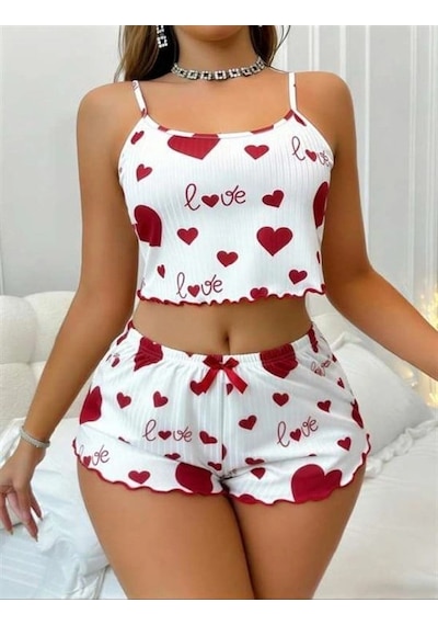 Cavalle Milano Homewears 2'li Fitilli Bordo Kalpli Şortlu Pijama