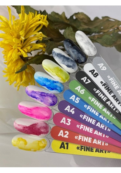 Sulu Boya Fine Art A9 Akvarel Damla Gümüş 8 Ml Nail Art Tasarım Boyası