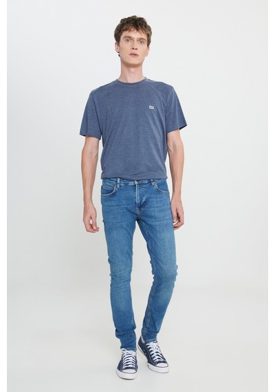 Lee Malone Skinny Fit Dar Kesim Normal Bel Açık Mavi Esnek Jean Kot Pantolon