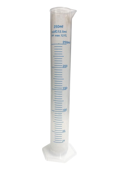 Dereceli Silindir 250ml. Plastik