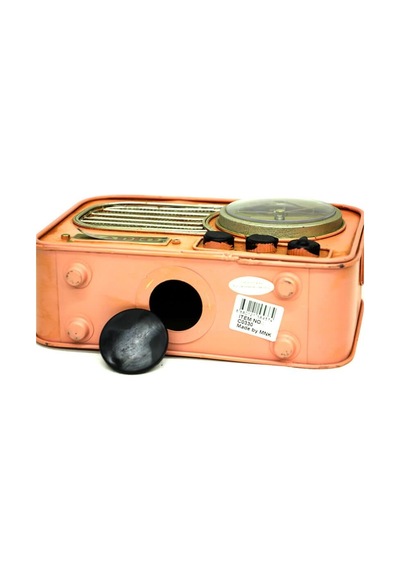 Dekoratif Metal Radyo Saat Masa Saati Vintage Ev Ofis Hediyelik Çok Renkli 43192283