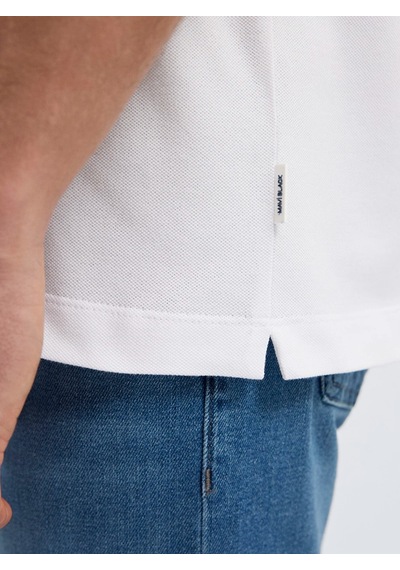Mavi M0613368-620 Polo Yaka Tişört Erkek Tişort Beyaz