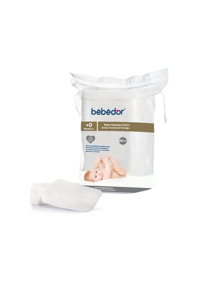 Bebedor Bebek Temizleme Pamuğu 60 Adet