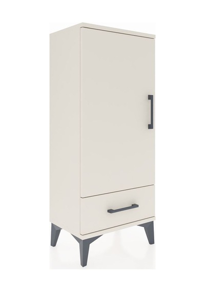 Arges Komodin 3 Raflı Tek Çekmeceli Tek Kapaklı 44x30x106 Aytaşı-aytaşı Aytası