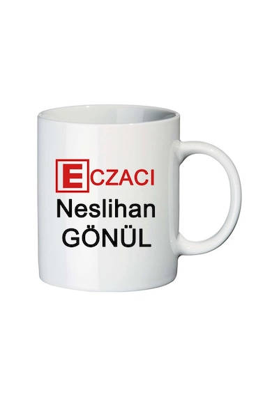 Eczacıya Hediye Isimli Aspirin Kupa Bardak