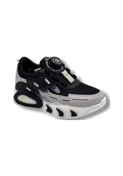 Pro Kids 5004-26 Anorak Akıllı Bağcıklı Anatomik Çocuk Sneaker Siyah Lacivert
