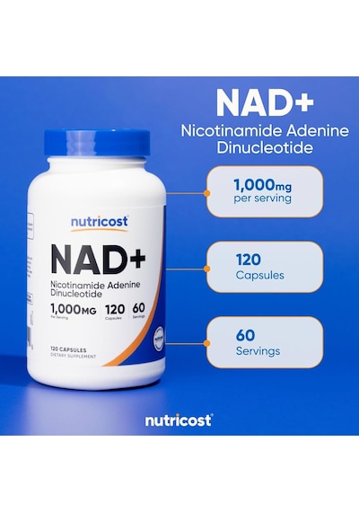 Nutricost Nad+ Nicotinamide 1000 Mg 120 Caps Aromasız