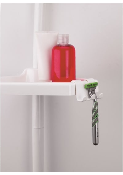 Primanova Yaylı Banyo Köşe Rafı Köşelik (512543040) Beyaz