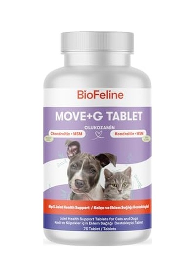 Move+g Glucosamine Tablet Kedi Ve Köpekler İçin Eklem Ve Kas Desteği
