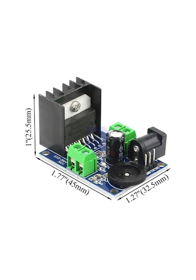 Tda7297 2x15 30w Max Power Stereo Çift Kanal Anfi Devresi Ses Yükseltici Dc12v Amfi