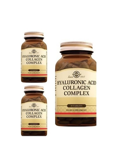 Solgar Hyaluronic Acid Collagen Complex 30 Tablet 3 Adet