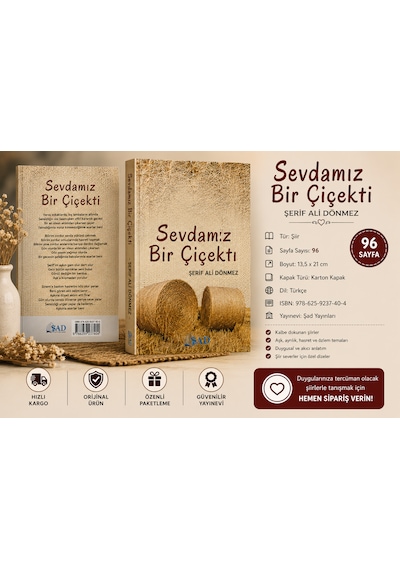 Sevdamız Bir Çiçekti Şiir Kitabı