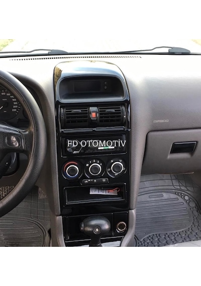 Opel Astra G Parlak Siyah ( Full Set ) Konsol Kaplama