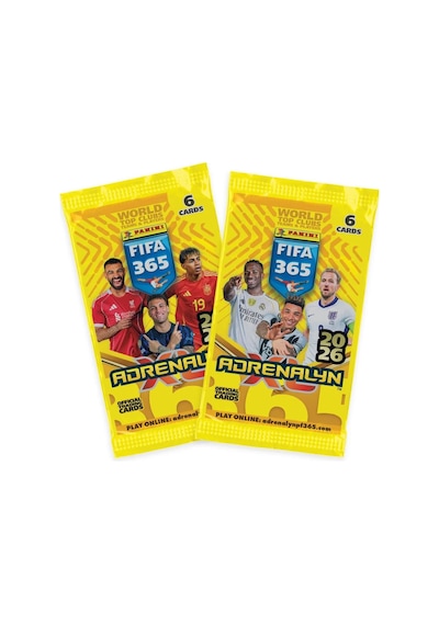 Panini Adrenalyn Fifa 365 - 2026 Official Trading Card Futbolcu Kartları - 1 Paket 6 Kart
