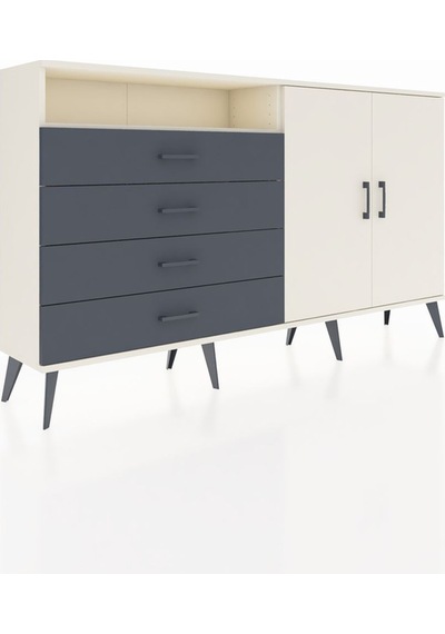 Arges Konsol 3 Raflı 4 Çekmeceli 2 Kapaklı 176x30x99 Aytaşı-aytaş Aytaşı-aytaşı/antrasit Arges Konsol 3 Raflı 4 Çekmeceli 2 Kapaklı 176x30x99 Aytaşı-aytaş Aytaşı-aytaşı/antrasit