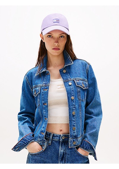 Tommy Hilfiger Kadın Şapka Aw0aw17580w0e Mor