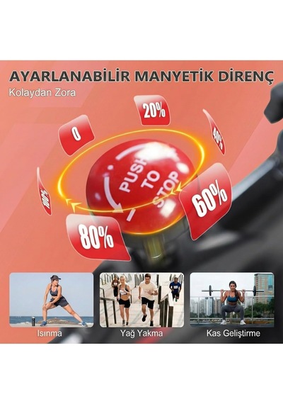 Exclusive Kondisyon Bisikleti Spinning Bike Egzersiz Aleti Genel