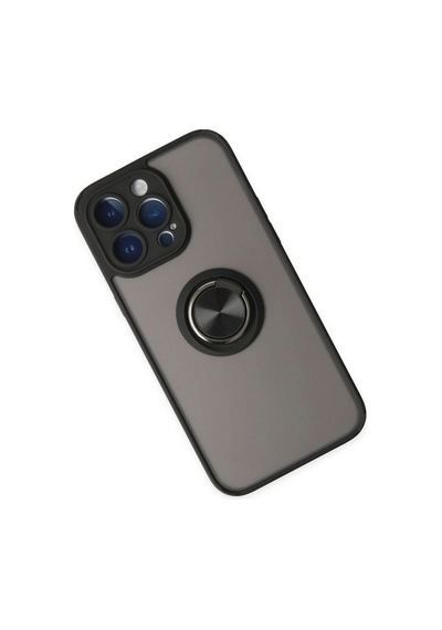 Apple İphone 14 Pro Max Kılıf Montreal Yüzüklü Silikon Kapak