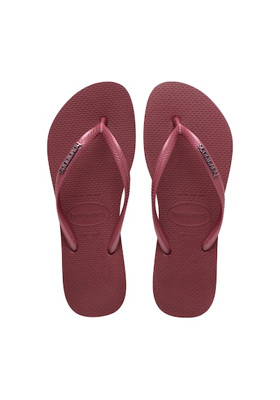 Havaianas Slım Logo Metallıc Parmak Arası Terlik 4119875 4119875 9339 Amarant Rengi