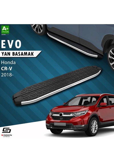 S-dizayn Honda Cr-v 5 Evo Krom Yan Basamak 173 Cm 2018 Üzeri