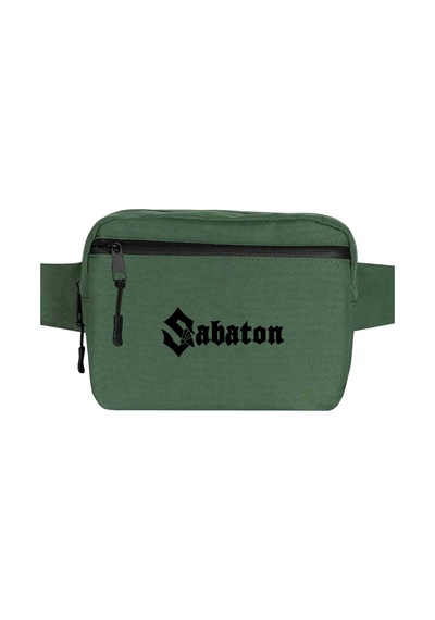 Sabaton Logo Yeşil Bel Çantası