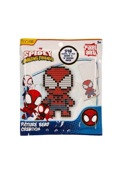 Spidey And His Amazing Friends Ütü İle Yapışan Boncuk Seti