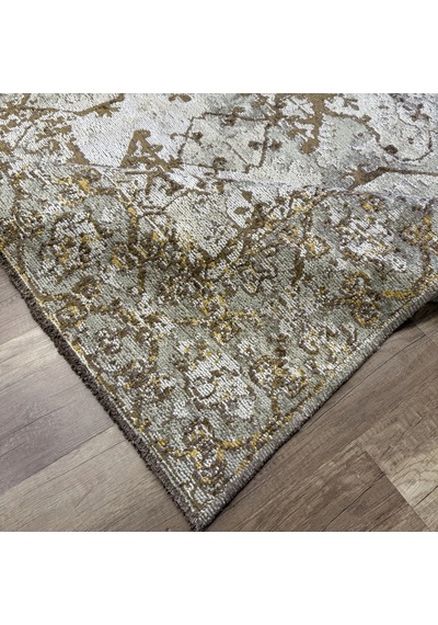 Hoom Rugs Arkaik Plz 02 Kahve Etnik Renkli Vintage Makine Halısı Çok Renkli