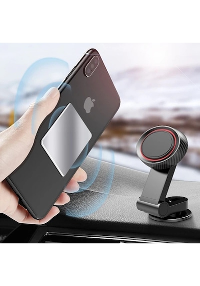 Ally Mıknatıslı Araç Telefon Tutucu Cam Ve Torpido Üstü- 5775 Siyah