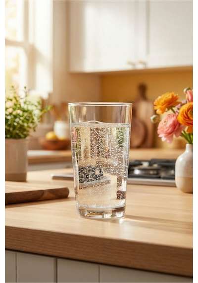 Lav Assos Cam Meşrubat Bardağı 3'lü 490 ml (Su/Kokteyl/Soğuk Kahve/Smoothie /Milkshake Bardağı )