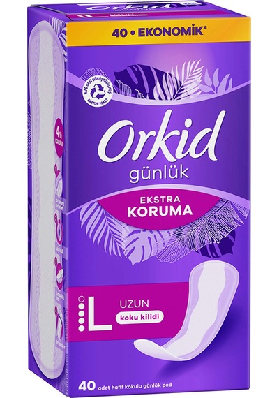 Orkid Günlük Ped Ekstra Koruma Uzun 40'lı