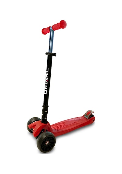 Dynamic Grande 3 Teker Katlanabilir Işıklı Scooter - Kırmızı
