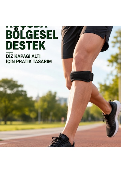 İz Altı Tendon Destek Bandı Ayarlanabilir Cırtlı Sporcu Bandı