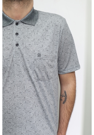 Santa Dmctekstil Erkek Desenli Klasik Kesim Rahat Kalıp Tek Cepli Polo Yaka Düğmeli T-shirt Haki Santa Dmctekstil Erkek Desenli Klasik Kesim Rahat Kalıp Tek Cepli Polo Yaka Düğmeli T-shirt Haki