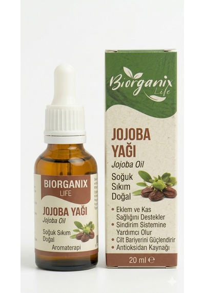 Life Saf Jojoba Yağı 20 Ml %100 Doğal Soğuk Sıkım, Cilt Ve Saç Nemlendirici Bakım Diğer