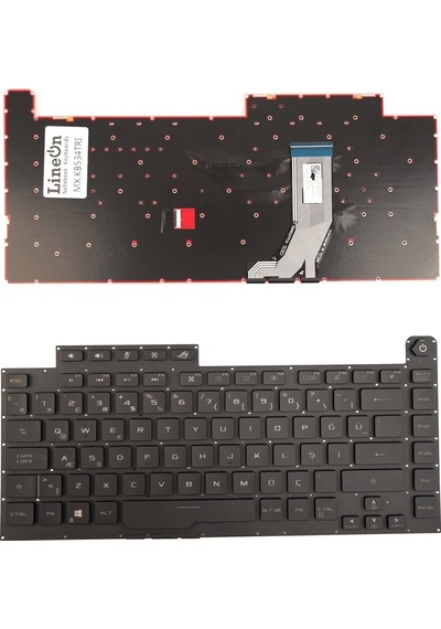 Asus Rog Strix G512lw G G531gu G531gt Notebook Klavye Işıklı