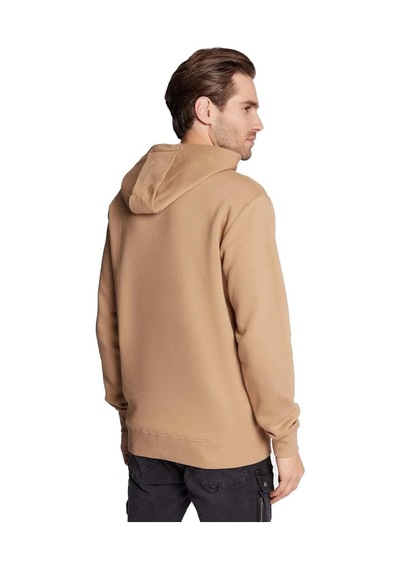 Quiksilver Eqyft04450 Big Logo Hoodie Kahverengi Erkek Sweatshirt Kahverengi