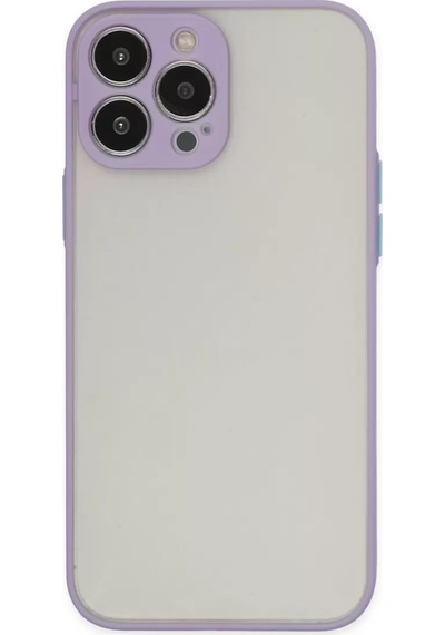 Newface Apple iPhone Uyumlu 13 Pro Max - Kılıf Montreal Silikon - Kapak - Mor