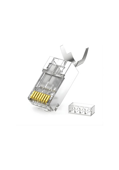 Mn6 M118xf Cat 7 Jack/30gbps Ye Kadar Hız-40adet-nikel Kaplı Koruma/cat7 Rj45 Konnektör-cat7 Cat6a Soket