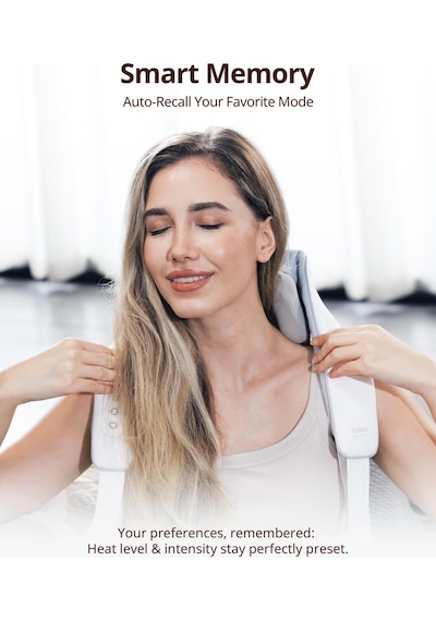 Kablosuz Shiatsu Boyun Ve Sırt Masajı Isıtmalı