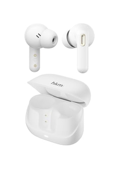 Opus Pro Bluetooth Kablosuz Kulakiçi Tws Kulaklık, Anc Aktif Gürültü Engelleme Ve Enc Sistemi, Beyaz Genel