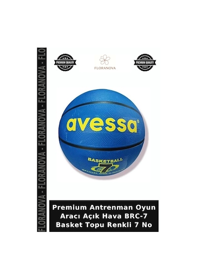 Premium Antrenman Oyun Aracı Açık Hava Brc-7 Basket Topu Renkli 7 No