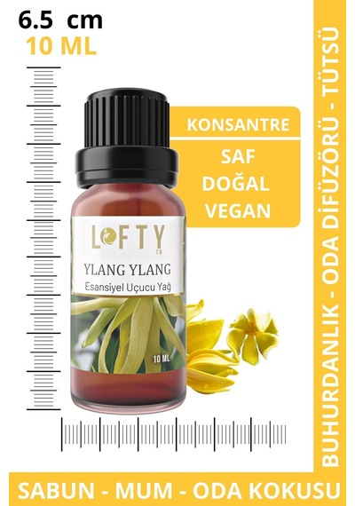 Lofty Ylang Ylang Uçucu Yağ Buhurdanlık Esansı Oda Kokusu 10 ML