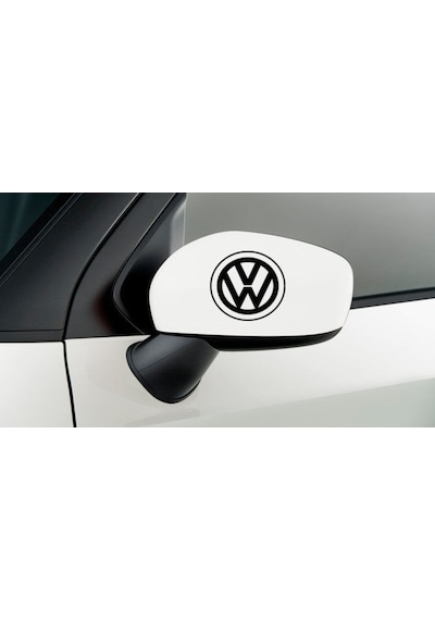 Volkswagen Oto Araba Yan Aynalar Için 2 Adet Sticker Set