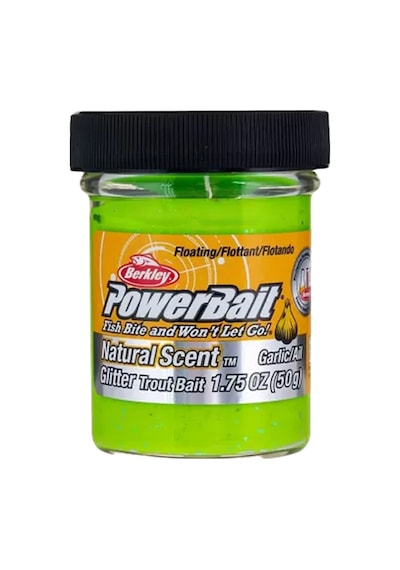 Berkley PowerBait Doğal Kokulu Glitter (Simli) Alabalık Hamuru - Chartreuse - Chartreuse
