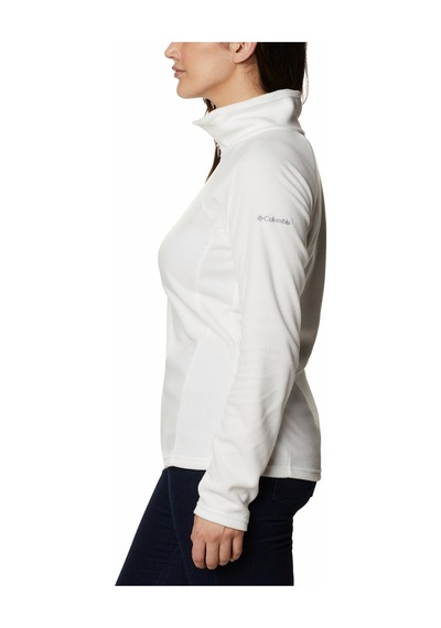 Columbia Glacial 1/2 Zipped Kadın Beyaz Polar Düz 1802201125 Krem