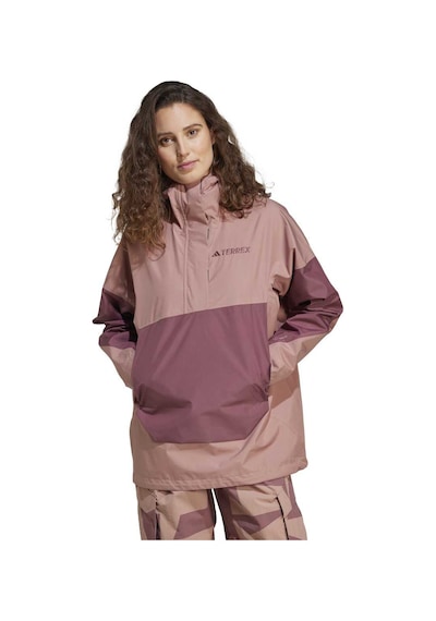 Adidas Terrex Xploric 2.5l Climaproof Anorak Kadın Pembe Kapüşonlu Ceket Pembe