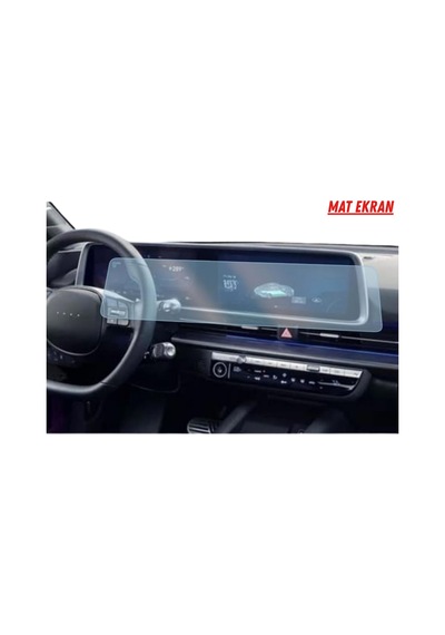 Hyundai Ioniq 6 2026 Hayalet Ve Bilgi Ekran Uyumlu Mat Ekran Koruyucu